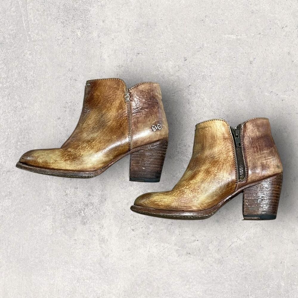 Bed Stu Yell women's ankle boot Bench Made leather size 7